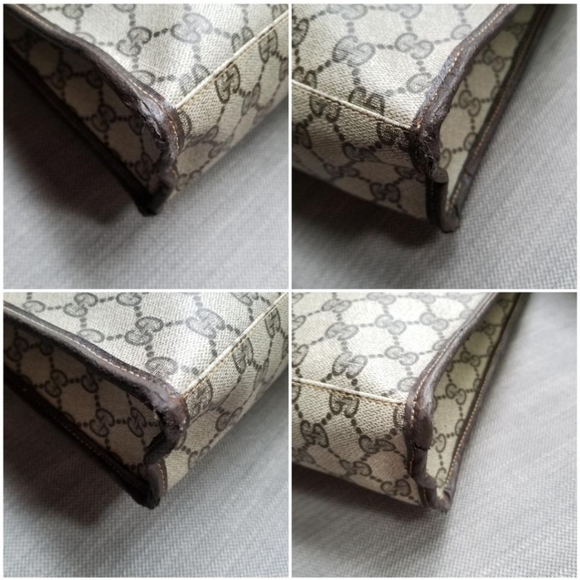 Authentic Vintage Gucci GG Monogram Supreme Sherry Web Ophidia Shopper Tote Bag - Picture 10 of 12